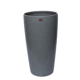 Decora Gleyz Vertical Tall Pot (Stone Grey)(Large)(Gvt 400) || Pots For Plants Polymer || IndoorOutdoor || NonBreakable || Non