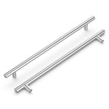Hickory Hardware Bar Pulls Collection Pull 10-1/16 Inch (256mm) Center to Center Chrome Finish (5 Pack)