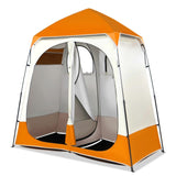 VINGLI 2 Room Shower Tent, 7.5 FT Instant Pop Up Shelter with Carrying Bag, Privacy Changing Room Tent,Perfect for Portable Toil