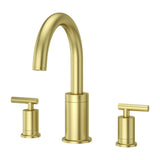 Pfister Contempra Roman Bath Tub Faucet Trim, High Arc Spout, 2-Handle, 3-Hole, Brushed Gold Finish, RT65NCBG