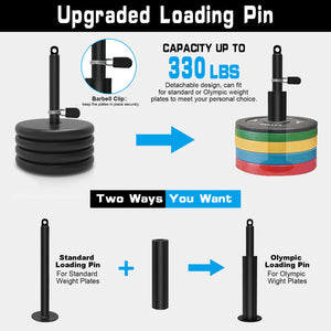 SERTT Weight Cable Pulley System Gym, Upgraded Cable Pulley Attachments for Gym LAT Pull Down, Biceps Curl, Tricep, Arm Workouts