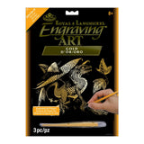 Royal Brush GOLDFL28 Foil Engraving Art Kit, 8 by 10Inch, Baby Dragon