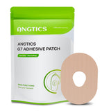 ANGTICS Dexcom G7 Adhesive Patches Waterproof, 30 Pack Beige Overpatch for Dexcom G7, Premium Transparent G7 Overlay Patches, Hy