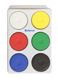 Set/6 Lg Tempera in Tray