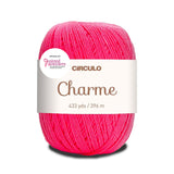 Circulo Charme Yarn for Crochet and Knitting - 433 yds - 100% Mercerized Brazilian Virgin Cotton - Soft Sport Weight - Color 333