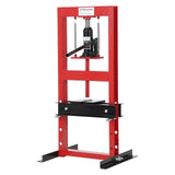 6 Ton Hydraulic Shop Press, H-Frame Bearing Press, 4-Hold Adjustable Working Table Height, 6 Ton/13000Lbs, for Garage & Professi