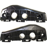 For Toyota Corolla Bumper Bracket 2009 2010 Driver and Passenger Side Pair/Set | Front | Cover Support | Plastic | TO1042110 + T