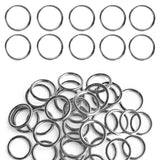 Ewparts Metal Rings for Crafts 1 inch 30 Pack Small Metal Rings Stainless Steel Welded 4mm Thick Heavy Duty Matel O Ring for Mac