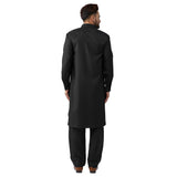 Sojanya (Since 1958 Men'S Black Cotton Kurta Pathani Set Size Xl