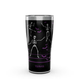 Tervis Traveler Skeleton Dance Made in USA Double Walled Insulated Tumbler Travel Cup Keeps Drinks Cold & Hot, 20oz, Stainless S