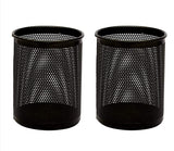 TAKSH ENTERPRISE Metal Mesh Desk Organizer | Stationary Storage Stand | Pen, Pencil Holder for Office, Home and Study Table(Pack