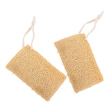 FOMIYES 2pcs Loofah Sponge Cleaning Dish Washing Loofahs MultiSurface Scrub Brush EcoFriendly Kitchenware Cleaner