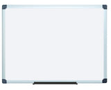 Maya Magnetic Porcelain Dry-Erase Board, 36 X 48, Aluminum Frame