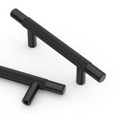Asidrama 10 Pack 3 Inch(76mm) Matte Black Knurled Kitchen Cabinet Handles, Cabinet Pulls Kitchen Cabinet Hardware for Cupboard D
