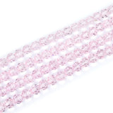 1000pcs Czech Faceted Round Crystal Glass Beads 4mm Small Tiny Spacers Bulk Light Rose Pink