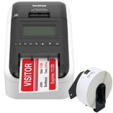 Brother QL-820NWB Professional Printer with WiFi Ethernet Bluetooth 110 Labels Per Minute 300x600 dpi Auto Cut