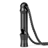 TISUR Titanium Emergency Whistle,EDC Safety Whistles Necklace Loud up to 120db,Survival Whistles for Survival,Hiking,Camping,Pet