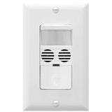 Enerlites MWOSW Motion Sensor Switch, Ultrasonic and PIR Dual Technology, Occupancy Sensor, Motion Sensor Light Switch, NEUTRAL
