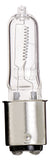 Satco S3147 120V 100-Watt T4 DC Bayonet Base Light Bulb, Clear
