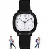 Spiky Analog Watch For Kids Combo (Black & Pink) | Stylish Unisex Best Birthday Gift | Water Resistant With Durable Silicone Str