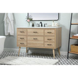 Elegant Decor Boise 48 Aluminum Mdf Single Bathroom Vanity In Mango Wood