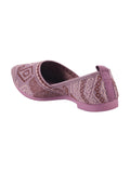 Shoetopia Embroidered Ethnic Peach Ballerinas For Women & Girls /Eu42,Peach,9,B0F9FM4W15