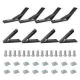 FORRCKY 4Pcs 45deg, 4Pcs 135deg 2020 45 Degree Angle Bracket 20 Series Aluminum Extrusion Corner 45 Joint Connector Brace for T 