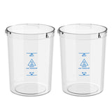 SalonDepot Water Jar for Facial Steamer Universal Plastic Water Cup 2 PCS