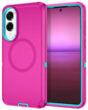 I-HONVA for Samsung Galaxy S25 Edge Case [Compatible with MagSafe] Shockproof 3-Layer Full Body Protection [Without Screen Prote