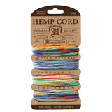 Hemptique Hemp Cord 4 Color Cards Made with Love Crafters No. 1 Choice Eco Friendly Plant Hanger Scrapbooking Garden