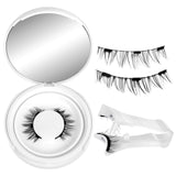 Magnetic Eyelashes with Applicator Reusable Magnetic Lashes No Glue Needed MagneticEyelashes without Eyeliner Cat Eye Natural Lo