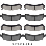 AUTOMUTO 8PCS Front & Rear Disc Brake Pads Set D974 D785 For Cadillac Escalade For Chevrolet Avalanche 1500 Suburban 1500 Tahoe 