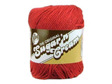 SugarN Cream Yarn SolidsCountry Red