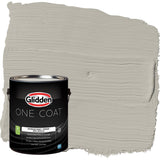 Glidden Interior Paint + Primer: Gray/Ghost Writer, One Coat, Eggshell, 1 Gallon