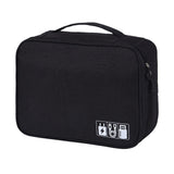 Myaddiction Travel Electronic Cord Organiser Case Gadget Bag Disk Cable Usb Storage Case Black