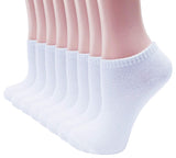 Weusmay Ankle No Show Socks For Boys Girls Casual And Athletic Youth Kids Low Cut Socks 8 Pairs (Shoe Size: 2.56.5)