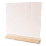 Whitney Brothers Tabletop Acrylic Partition 23W, clear (WB0531)