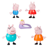 PEPPA PIG Peppas Family of Five with Baby Evie, Poseable Figures Hold Hands, Preschool Toys for Girls and Boys 3 and Up