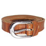 Exotique Tan Formal Faux Leather Belt For Women (Bw0029TnS)