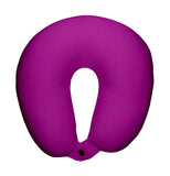 Orka Travel Micro Beads Solid U Neck Pillow (Purple)