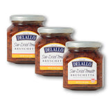 DeLallo Sun-Dried Tomato Bruschetta, Gourmet Spread Made with Extra Virgin Olive Oil, Authentic Italian Recipe, Non-GMO, Kosher,