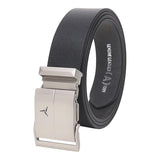 Shah Collections Genuine Leather AutoLock Adjustable Belt Size(3044) (Black, 44)