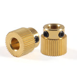 15pcs Extruder Wheel 40 Teeth Gear Brass Extruder Wheel Gear 3D Printer Parts Compatible with CR-10, CR-10S, S4, S5, Ender 3, En