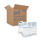 Sanitary, Flushable, White Toilet Seat Covers, 18 x15, 24 Pack/Carton