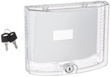 Braeburn 5970 Universal Thermostat Guard with Keyed Lock, White