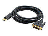 Addon 5 Pack Of 6Ft Displayport Male To DviD Dual Link (24+1 Pin) Male Black Ad