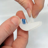 FASTCAP DRAWERBUMPER Self Adhesive Drawer Bumper, Translucent 10Pack