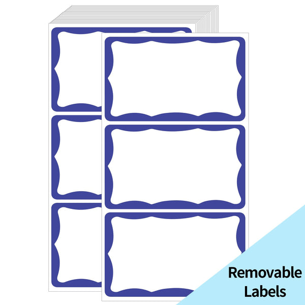 Starliboo Colored Labels Stickers, 3X5 Inch Removable Large Label Stic ...