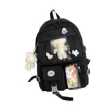 Snappsy School Backpack For Teen Girls Travel College Bookbag For Childs Teens Women Black