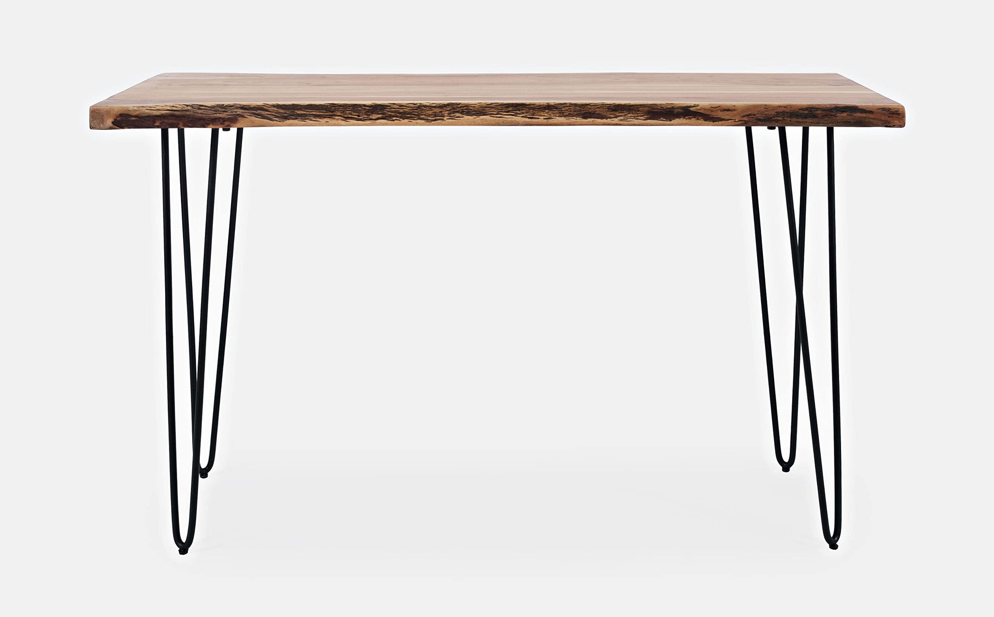 Jofran Nature'S Edge 50 Modern Solid Wood Live Edge Console Sofa Table, Natural